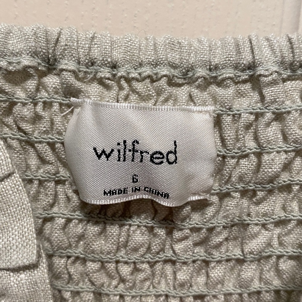 Aritzia Wilfred Fable Linen Dress EUC - Picture 7 of 8